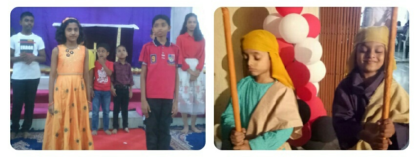 Sunday school students 